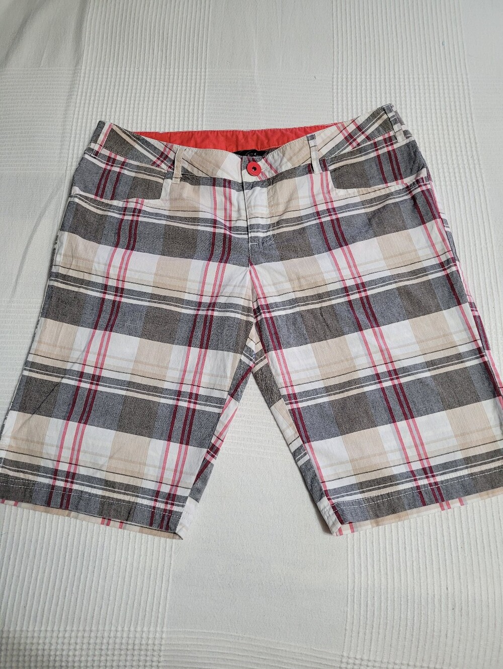 Rare Vintage Oakley Mad Scientist Skull Plaid Shorts Men - Size 30
